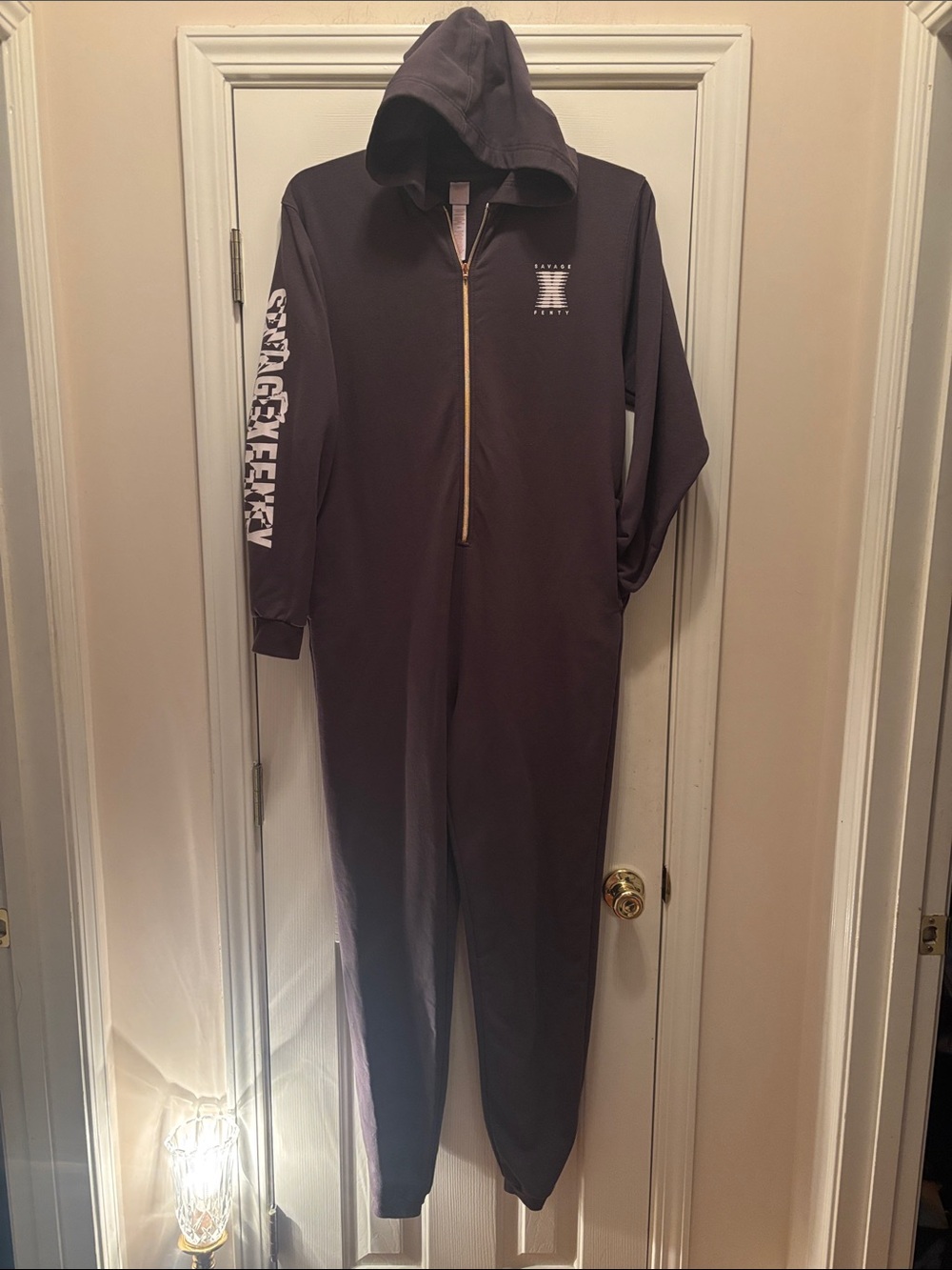Savage X Fenty Hooded jumpsuit One-Piece in Gray